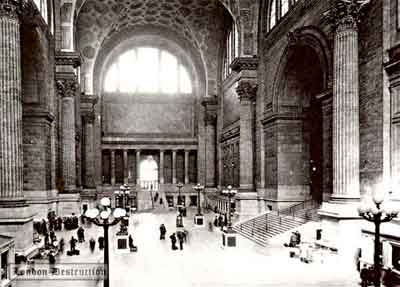 first Penn Station, New York City, NY, USA