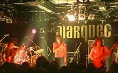 Marquee Club. Wardour Street. Soho. London. Marillion on stage 1984